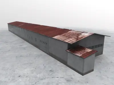 LBSF Storage 2 Low-poly 3D model