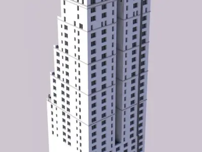 Hampshire House 3D print model