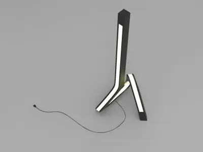 West Floor Light Low-poly 3D model