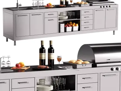 Barbecue 70 3D model