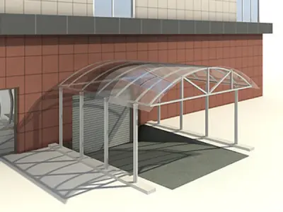 Modern Office Building 3D model