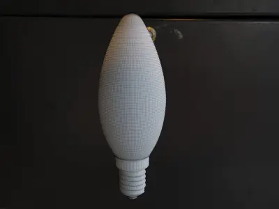 Candle Light Bulb 3D model