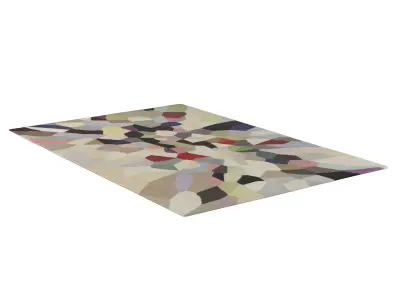 Palette Rug 3D model