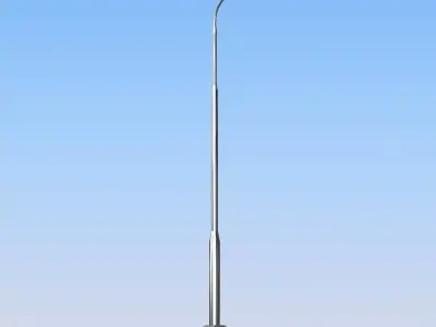 Street Lamp 001 3D model