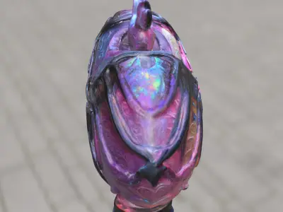 Dark Heart Artifact 3D model