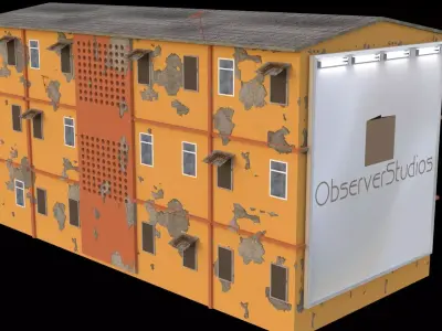 Ghetto flats 3D model