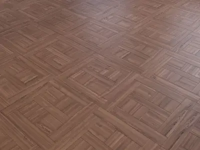 Parquet - Laminate - Wooden floor 2 in 1 Low-poly 3D model 144