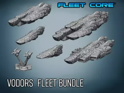FLEET CORE - VODORS FLEET BUNDLE 3D Model Pack