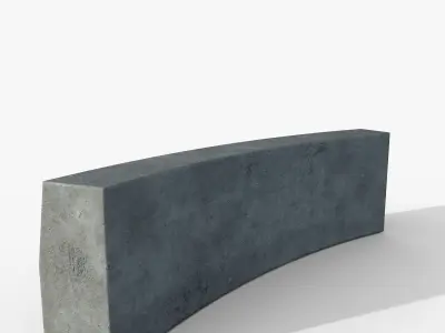 Border 1022x150r30 Low-poly 3D model