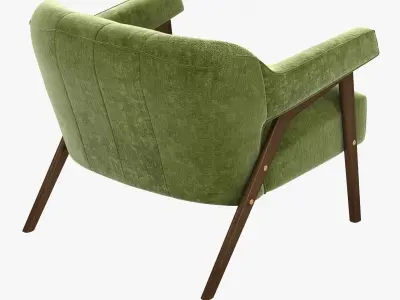CAFE VINTAGE CLUB lounge CHAIR 3D model