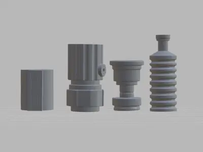 Obi Wan Kenobi Lightsaber 3D print model