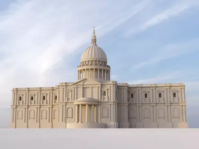 St Pauls Cathedral 3D model purchase