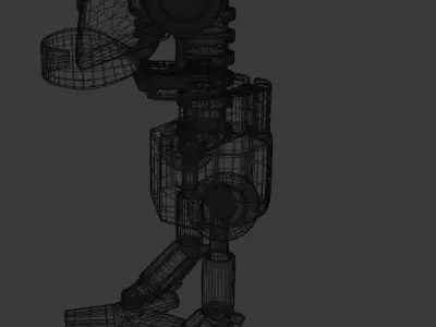 Mech Warrior 3D model buy
