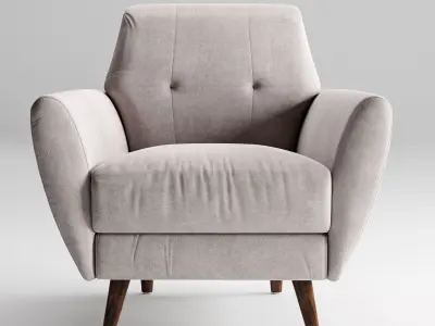 Artesia Armchair 3D model