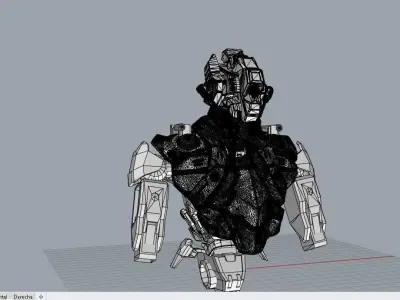 Mecha or Robot Scifi inspired  3D model