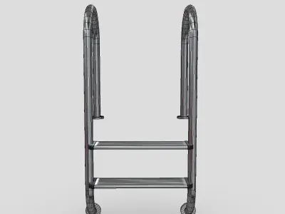 CC0 - Pool Ladder 3 Free low-poly 3D model