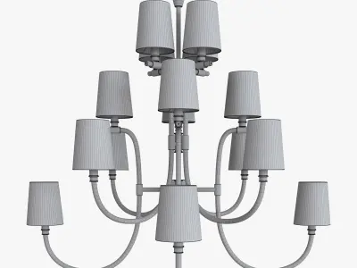 Clarice Large Chandelier by Julie Neill 3D model