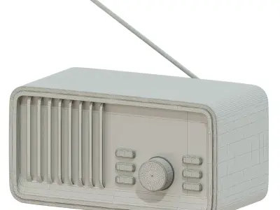 radio 10 3D model