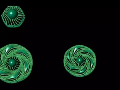 Pendant Set 16 3D print model purchase