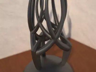 Decorative lamp printable Free 3D print model
