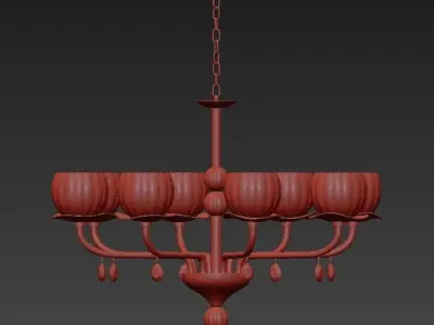 DAFNE chandelier 3D model
