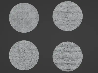 20 Miniature stone bases war hammer 3D print model