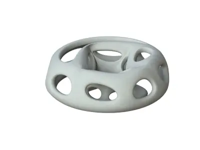 SciFi Cube Object No 66261 Low Poly Shape Low-poly 3D model