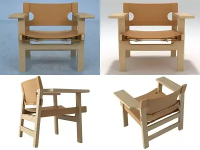 Spanish Chair 2226 3D model