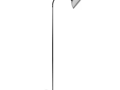 Floor Lamp Lady Black Metal 3D model