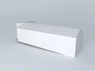 Uncle building with door Free 3D model