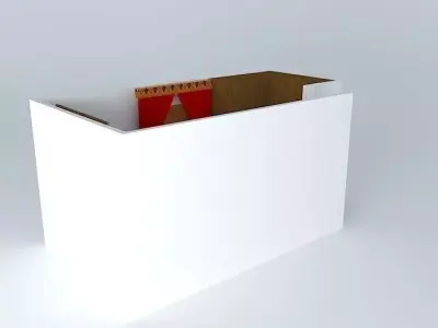 claudiaquarto office desk with window Free 3D model