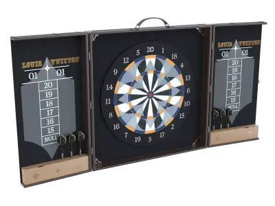 Louis Vuitton LV Dart Trunk Low-poly 3D model