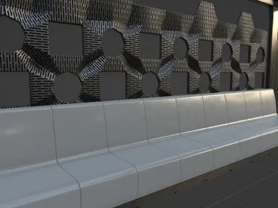 Bus Shelter 3D model order