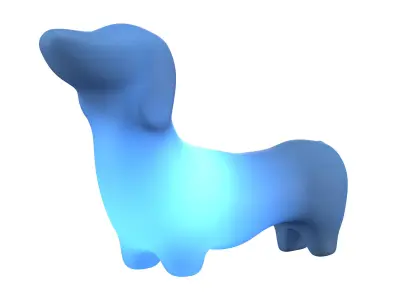 MYPETLAMP - DACHSHUND 3D model