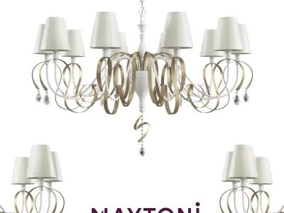 Chandelier Intreccio ARM010-10-W Maytoni Classic Free 3D model