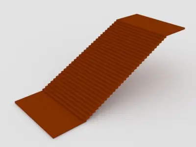 Stairs  Low-poly 3D model