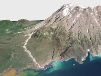 Island Io Japan 3D model