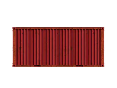 Sea Container new And Old With Rust 3D model