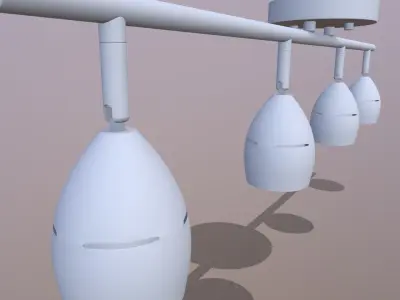 Led Ceiling Light 3D model