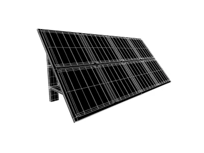 Solar Panel v1 002 Low-poly 3D model