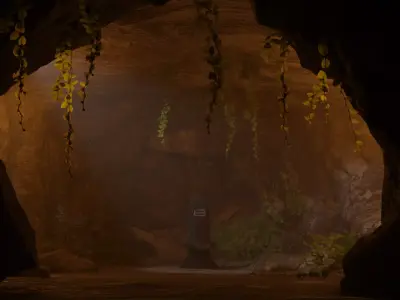 Cave Nature Scene  3D model