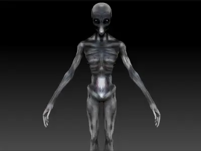Orion Alien - Sci Fi Horror -  Low-poly 3D model