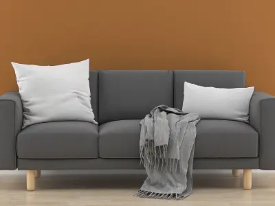Sofa setup 02 3D model