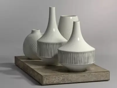 Ceramic Set 01 3D model