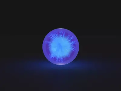 Tesla ball 3D model