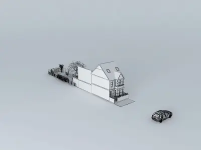 house London victorian terrace 3D model