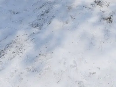 Ultra realistic Snow ground 4 2021 Hq Scan  3D model