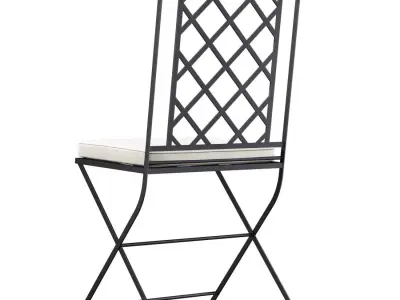 Manutti St-Tropez Chair  Low-poly 3D model