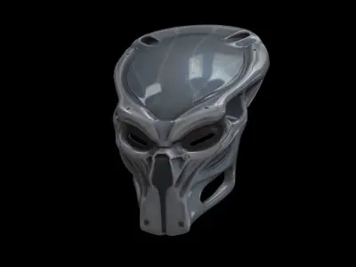predator cosplay mask 3D print model