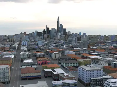 City 97 Low-poly 3D model